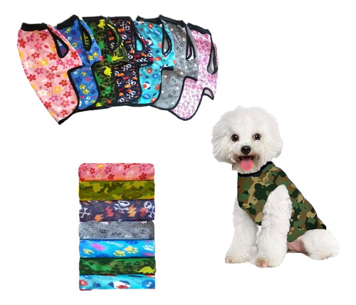 Capa Buzo Abrigo Ropa Polar Estampa Talle 4 Para Mascota