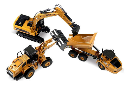 Huina Juguetes De Construccion, Paquete De 3, Modelos De Veh