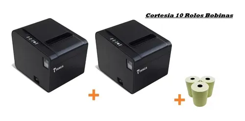 Kit 2 Impressoras Tp650 Guilhotina + 10 Rolos Bobinas Gar.3a