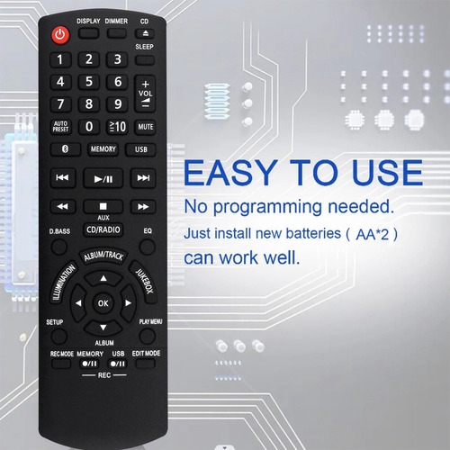Pt Compatibility Reemplace El Control Remoto N2qayb001094