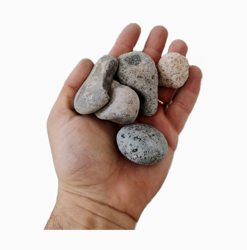 Piedra De Río Mini Tejo Plato Platillo Bocha 1-4 Cm X 10 Kg 