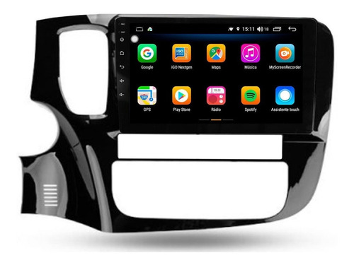 Kit Multimídia Aikon 9p Tv Android Espelha Ios Outlander V6