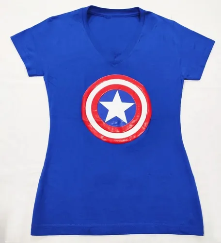 Camiseta capitán américa mujer new arrivals