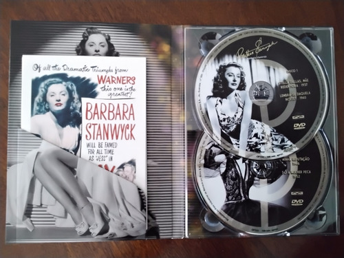 Dvd Barbara Stanwyck - Op Digipack Duplo Com Cards