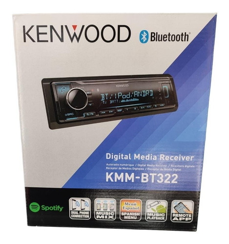 Reproductor Kenwood -  Bluetooth / Kmm-bt322