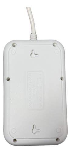 Regua Extensão De 6 Tomadas 2usb + 1tipo-c 3metros 127v/220v Branco