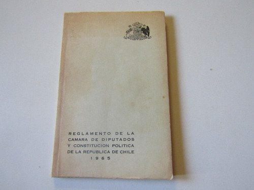 Reglamento Camara Diputados De Chile 1965