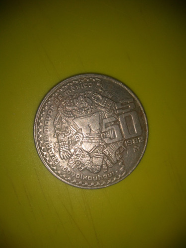 Vendo Moneda De Colección De 50 Pesos Original Del Año 1982 