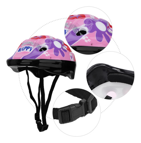 Casco De Bicicleta Infantil Ajustable Safty Multideportivo