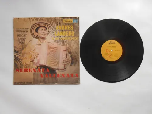 Andres Landero  Conjunto Serenata Vallenata Lp Vinilo 1971 (Usado)