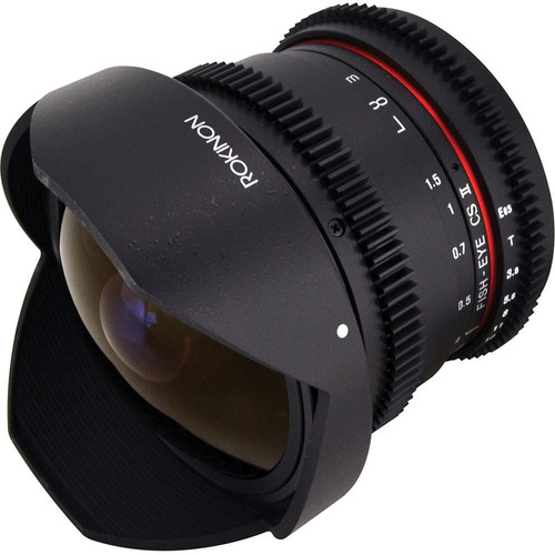 Rokinon 8mm T3.8 Cine Umc Fisheye Cs Ii Lente Para Nikon F M