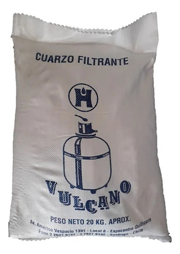 Saco Cuarzo Filtrante 20 Kg