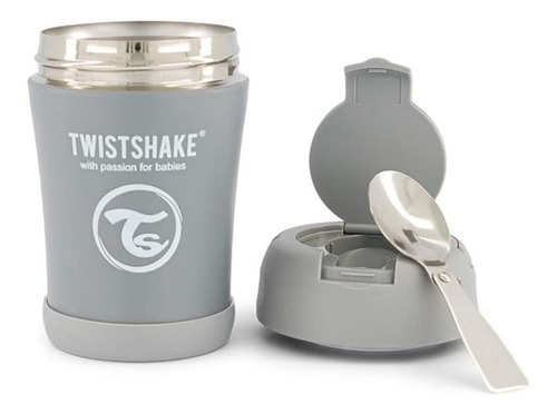 Termo Para Alimentos De Acero Inox Cuchara Twistshake 350 Ml