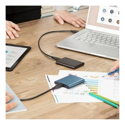 Ssd 4tb Usb 3.1 Tipo Mini Disco Portátil Sólido Externo Azul