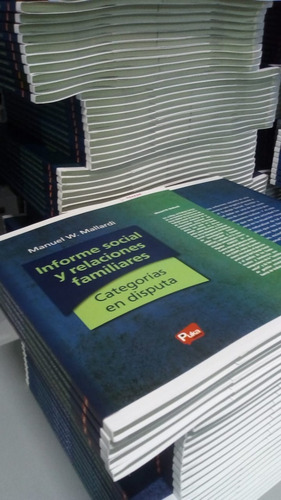 Imagen 5 de 6 de 4 Libros Informe Social Y Relaciones Familiares De Mallardi
