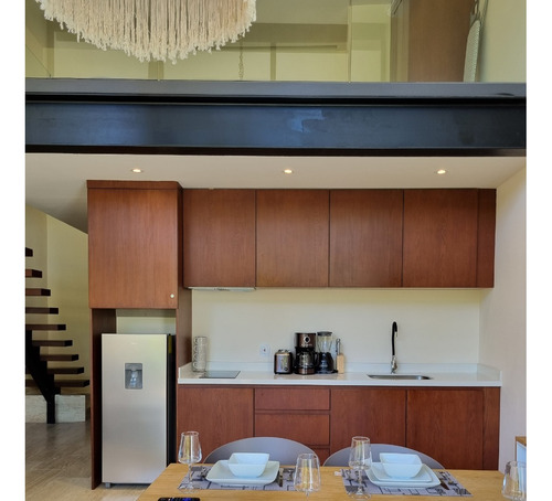 Departamento En Venta En Tulum, Mistiq Temple, Tipo Loft, Completamente Amueblado. Entrega Inmediata