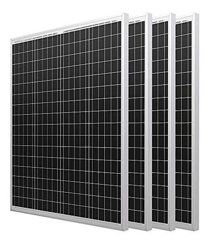 Paneles Solares - Hqst 100 Watt 12 Volt Solar Panel, High Ef