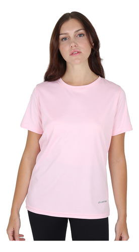 Remera Entrenamiento Lotto Active Msp Cross Mujer En Rosa | 