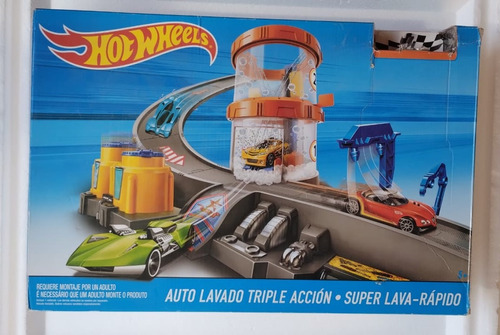 Hot Wheels Auto Lavado Triple Acción 