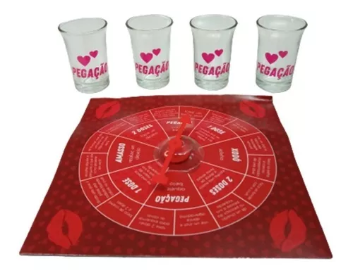 Jogo Roleta Shot Kama Sutra Tequila Namoro Casal - Unika