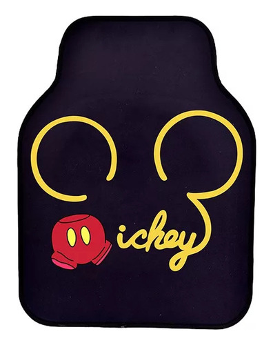 Disney Alfombra Mickey Antideslizante Para Coche Carro