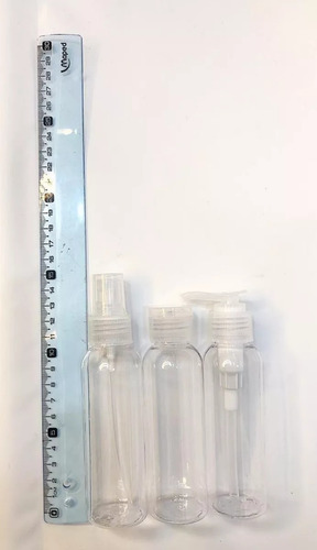 Imagen 6 de 10 de Kit X 6 Neceser Set De Viaje (botellas 100ml Y Frascos) N990
