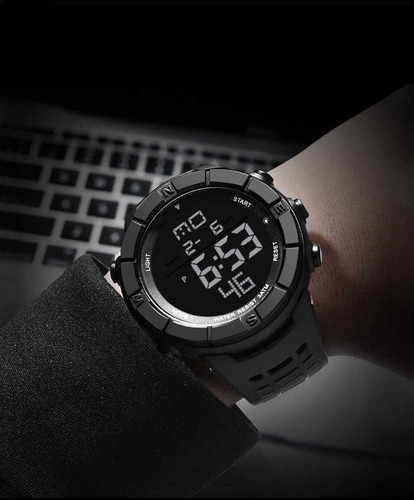 Reloj Táctico Digital Deportivo Luz Sumergible