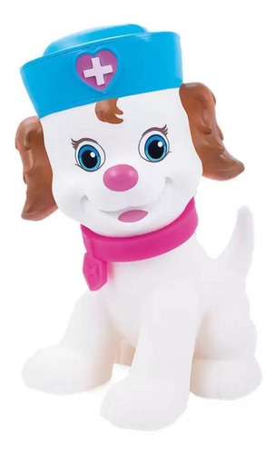 Cachorro Brinquedo Esquadrão Pet Patrulha 25cm - 100% Vinil