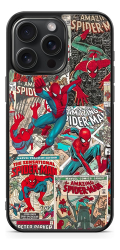 Funda Spiderman Hombre Araña Comic Collage Marvel Deluxe