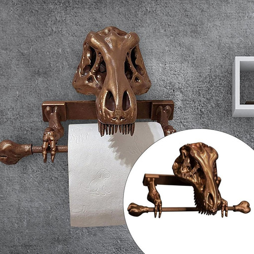 Organizador De Soporte De Tejido De Esqueleto De Dinosaurio