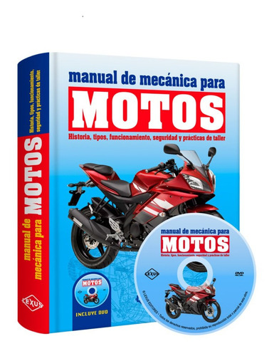 Manual De Mecánica Para Motos Incluye Dvd  / Tapa Dura 