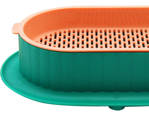 Seed Sprouter Bandeja Gatos Verde Laranja Verde Laranja