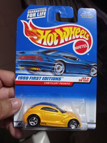 Hot Wheels 1999 Chrysler Pronto Amarillo First Edition  1