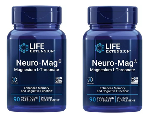 2 Neuro Mag Magnesium X 90 Caps - Unidad a $225000