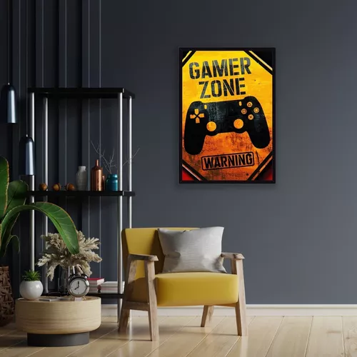 Quadro Decorativo Game Jogos Nerd Geek Sem Internet