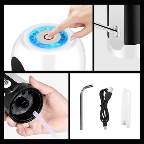 Bomba Dispensador Usb Agua Electrónico Recargable Botellón