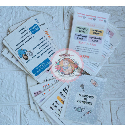 Flashcard - Notas De Enfermería Tens Tamaño Bolsillo