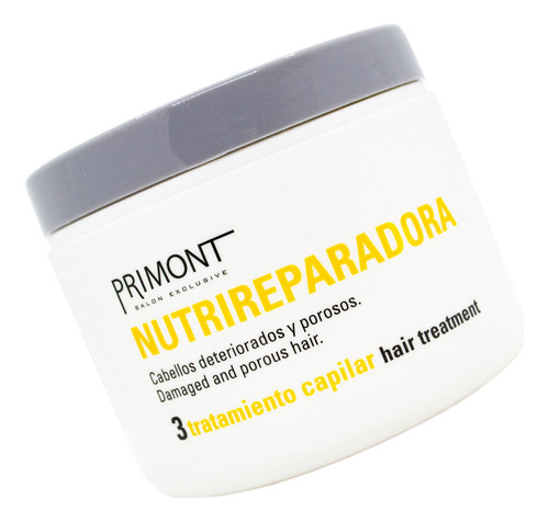 Primont Máscara Capilar Nutri Reparadora Pelo Poroso X 500g