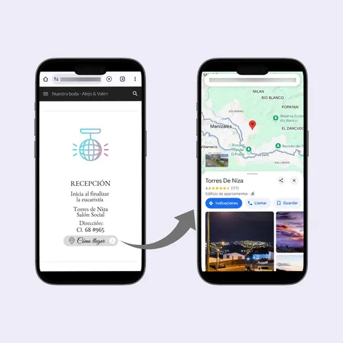 Invitación Digital Interactiva De Boda - Formato Web