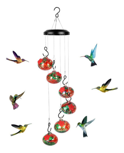 * A 1pc Encantador Comedero For Colibríes Carillón De Viento