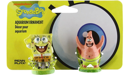 Penn-plax Spongebob & Patrick Aquarium Ornament