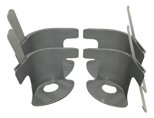 Sujeta Sabanas Pack X4 | Soporte Traba Para Sabanas Firmes Gris Claro