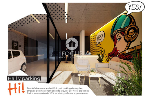 Imagen 3 de 10 de Venta Apartamento Monoambiente Con Terraza - Pocitos