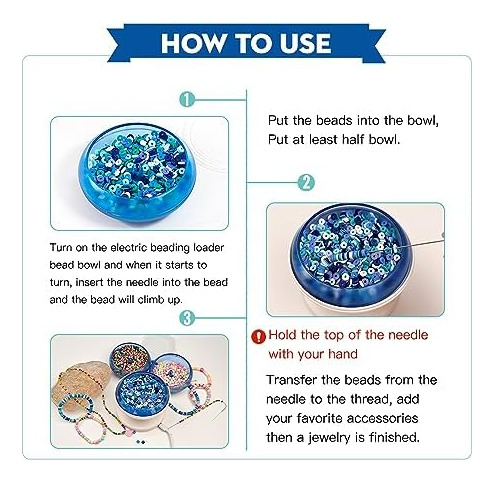 Hobbyworker Clay Bead Spinner, Kit Eléctrico De Cuentas De V