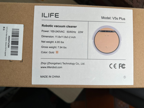 Aspiradora Inteligente Trapeadora Robot Ilife V5s Plus Blanco