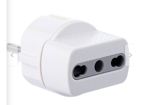 Adaptador Bipaso Schuko 16 A Blanco Md1398148