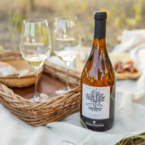 Vino Blanco Cuchillo De Palo Corte De Blancas - Caja X2