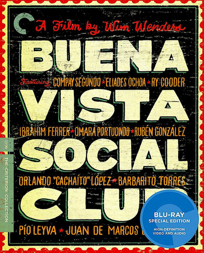 B Vista Social Club  Crterion Colectn Importado Bluray Nuevo