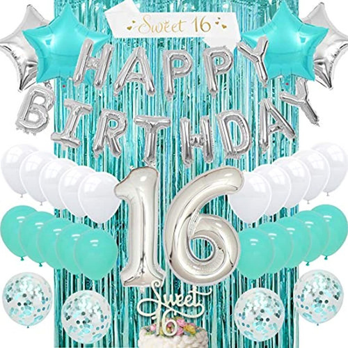 16 Decoraciones De Cumpleaños Para Niñas De Dieciséis