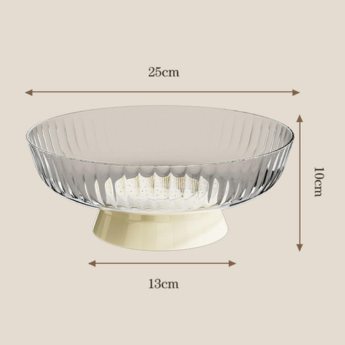 Cuenco Decorativo Con Pedestal, Bandeja Para Servir, Soporte